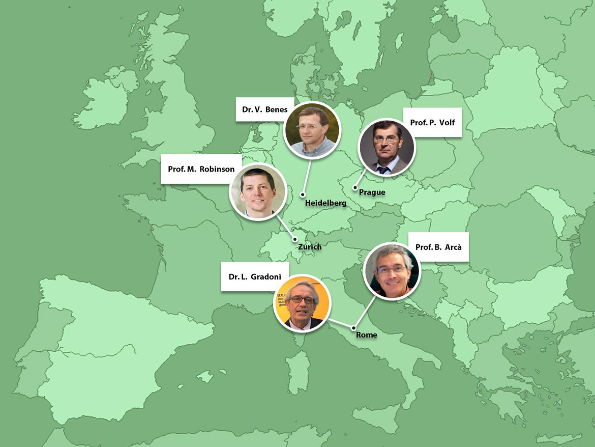 Mappa dei collaboratori del progetto